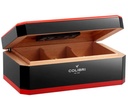 Humidor Colibri Rally Zwart Rood