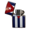 Aansteker Benzine Chrome Cuban Flag 