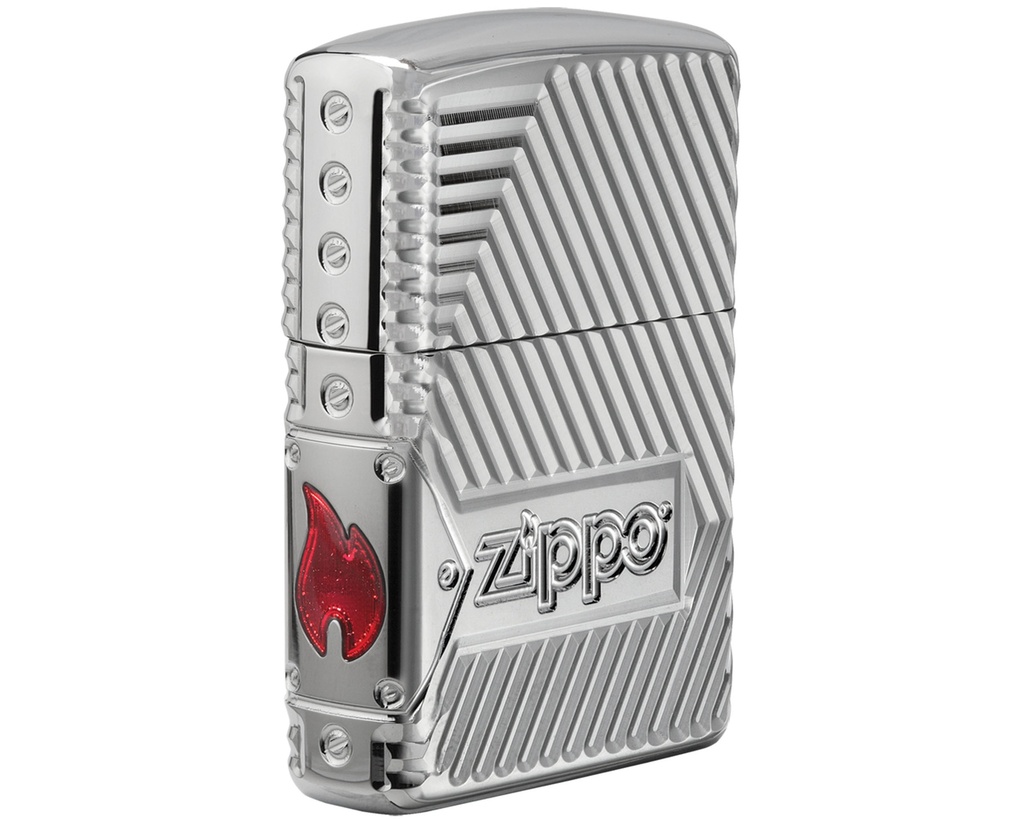 Aansteker Zippo Bolts Design with Zippo Logo