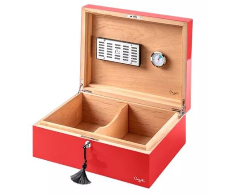 Humidor Caseti Paris Rood