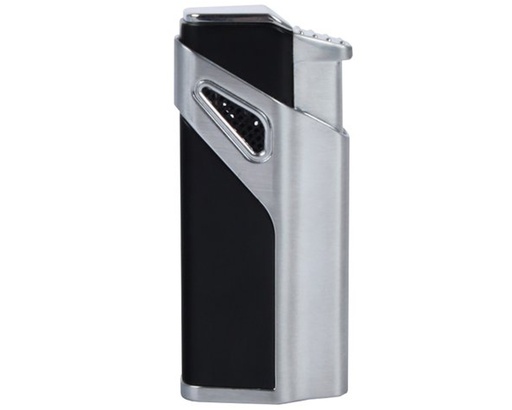 Briquet Hadson Rocket Chrome/Noir