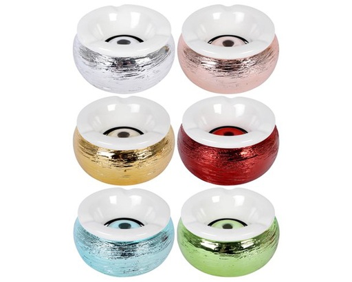 [23040] Ashtray Ceramic Glamour 12cm