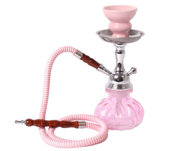 Water Pipe Lotus Pink 25cm 1 Hose