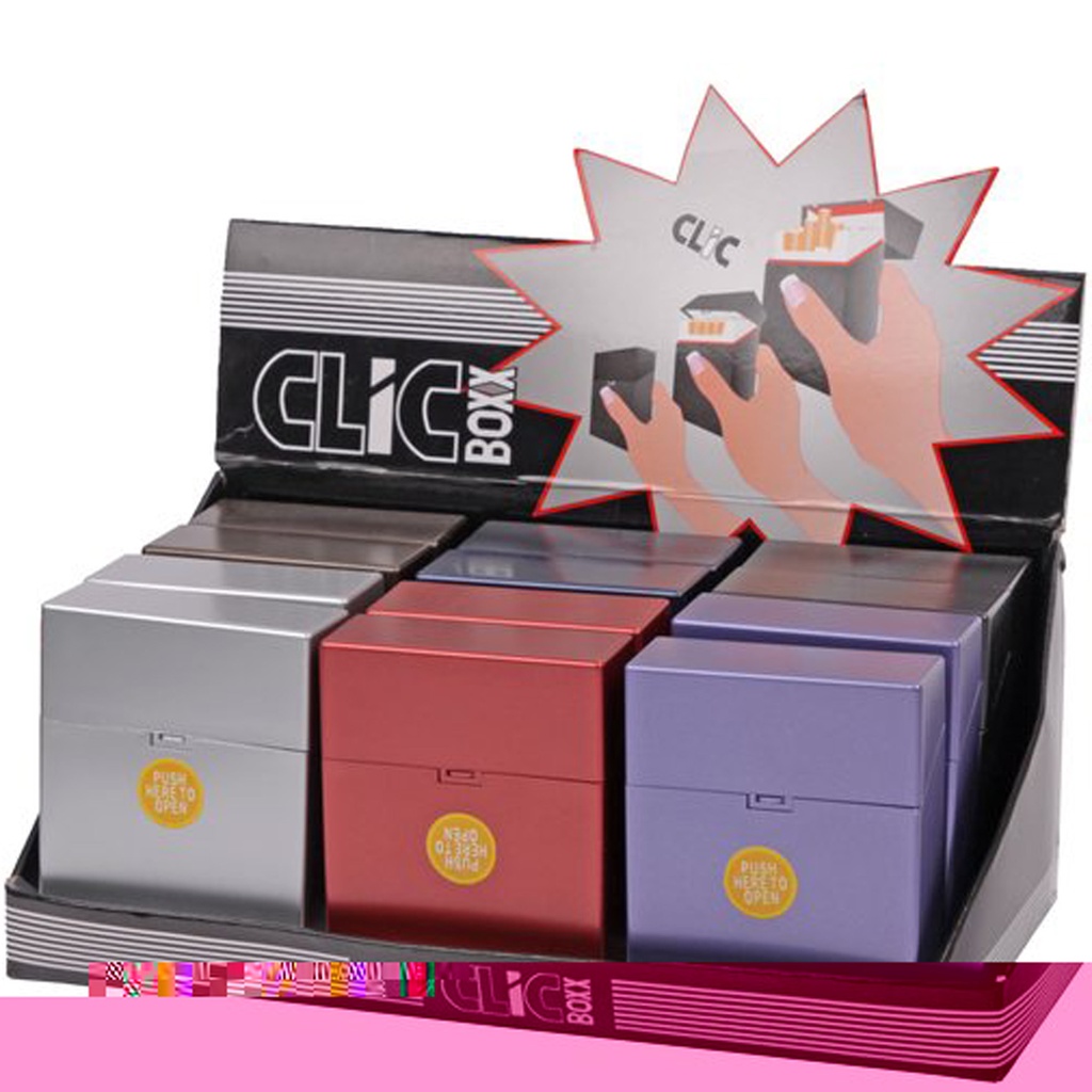 Etui Cigarette Click Boxx Metallic 25ks 