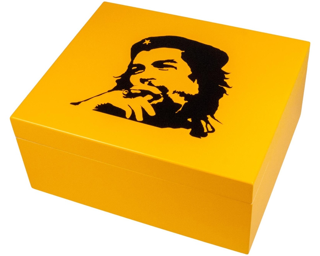 Humidor Che Yellow Matt - 40 Cigars