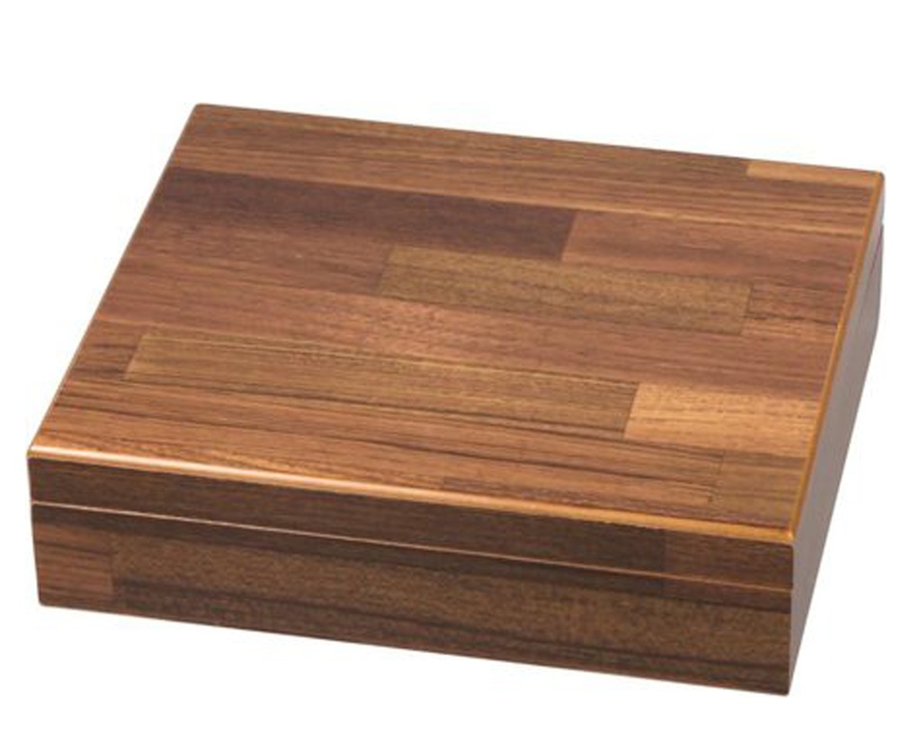 Humidor Brown Parquet Set 25 Cigars