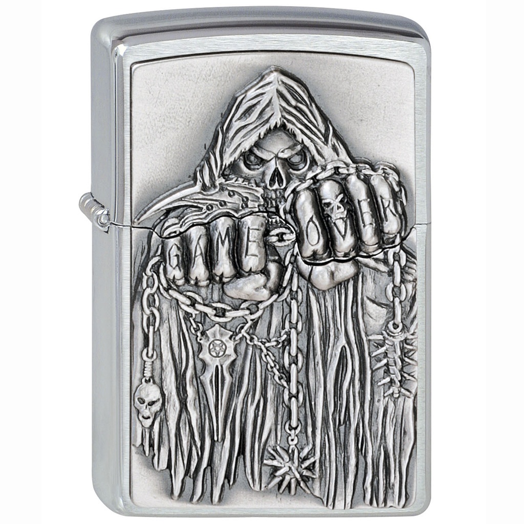 Aansteker Zippo Game Over Emblem