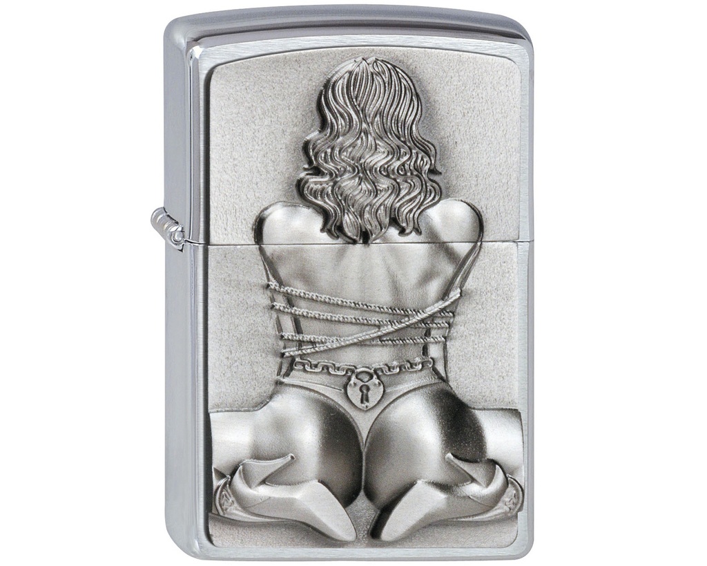 Aansteker Zippo Bondage Girl Emblem