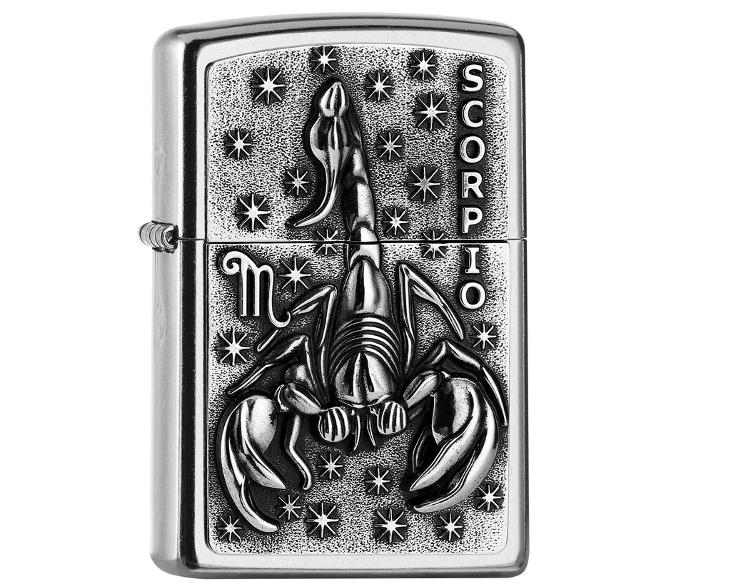 Lighter Zippo Zodiac Scorpio Tierkr. V19 Emb