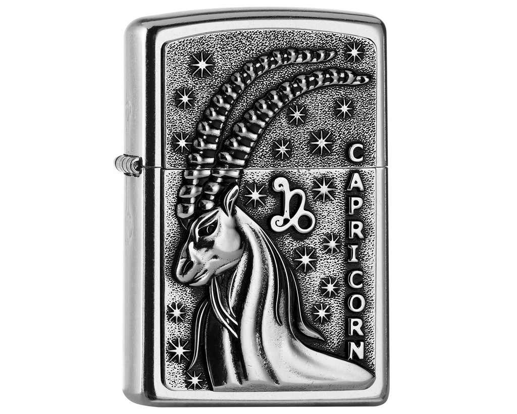 Briquet Zippo Zodiac Capricorn Tierkr. V19