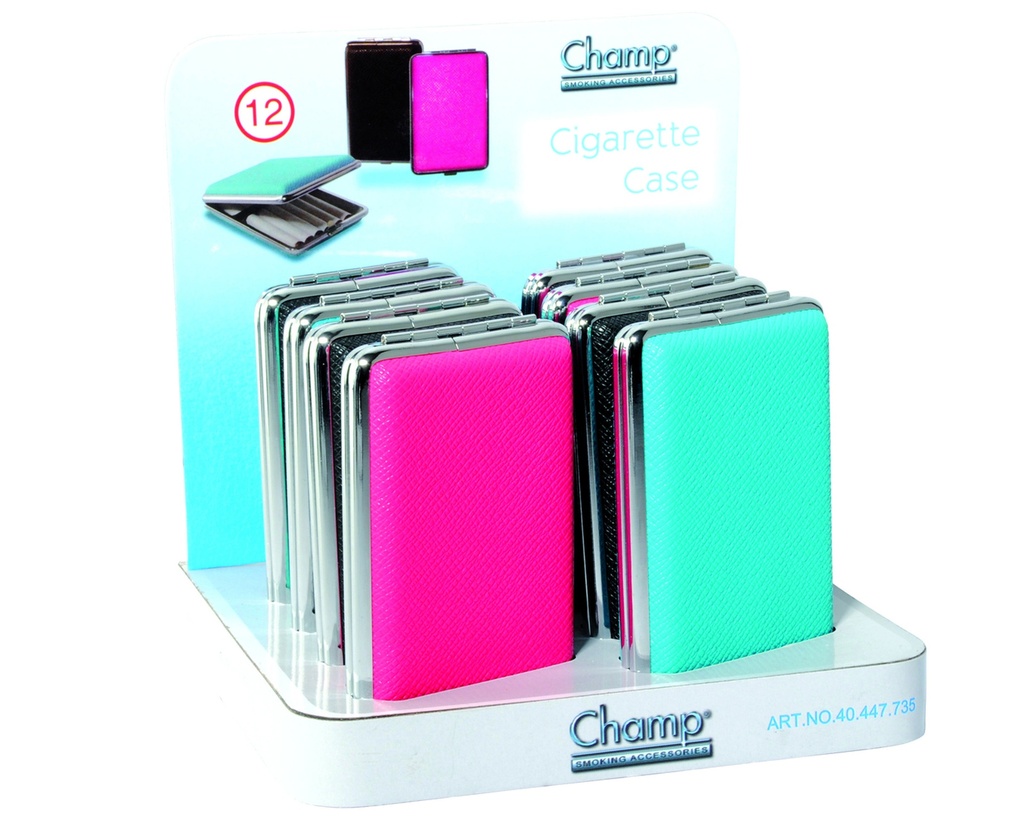 Etui Cigarette Metal Push Champ