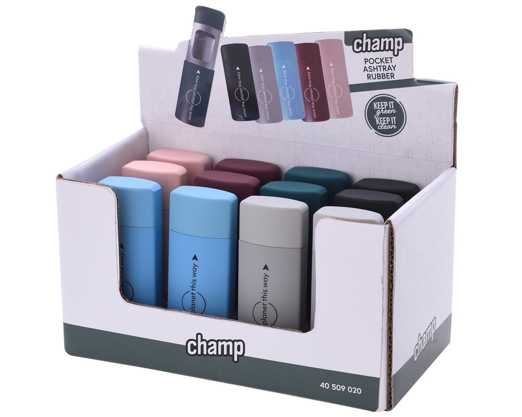 Cendrier De Poche Champ Rubber Style