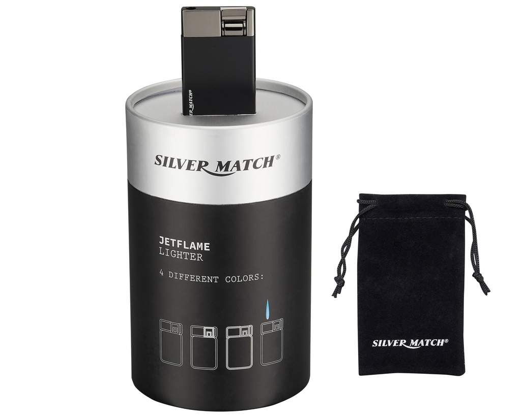 Lighter Silver Match Oslo Jet