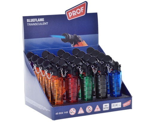 [40804148] Briquet Prof Turbo Transparant Colors