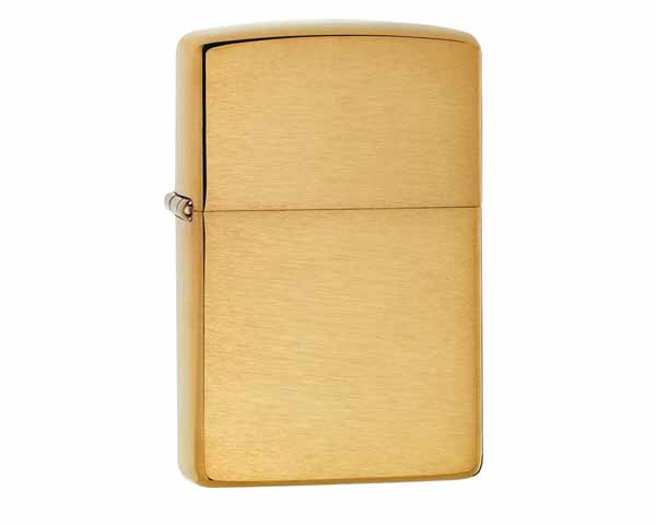 Briquet Zippo Brass Brushed