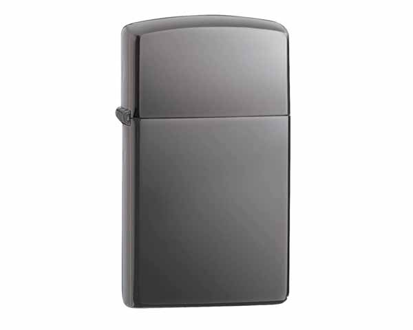 Briquet Zippo Black Ice Slim