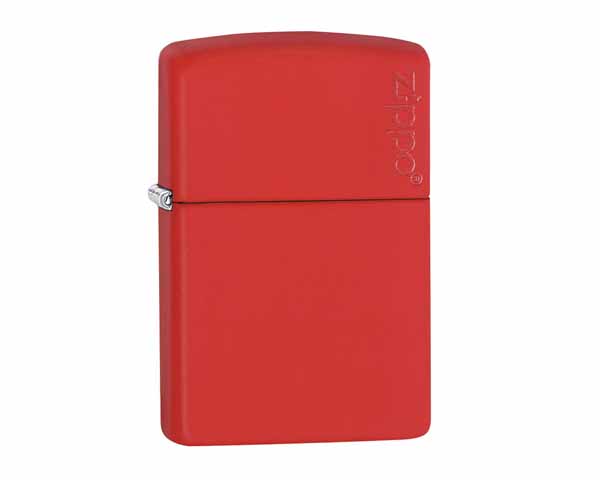 Briquet Zippo Red Matte with Zippo Logo