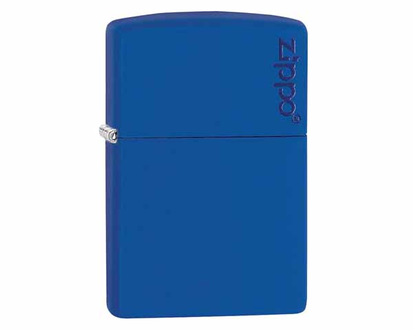 Briquet Zippo Royal Blue Matte with Zippo Logo