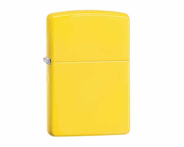 Lighter Zippo Reg Lemon Matte Ltr