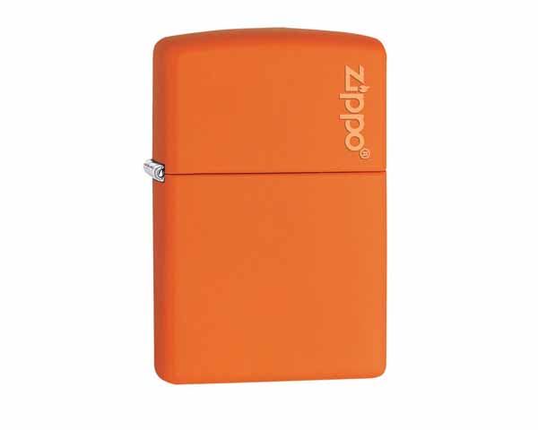 Aansteker Zippo Orange with Zippo Logo