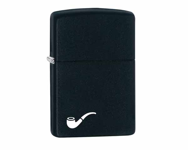 Briquet Zippo Black Pipe Lighter