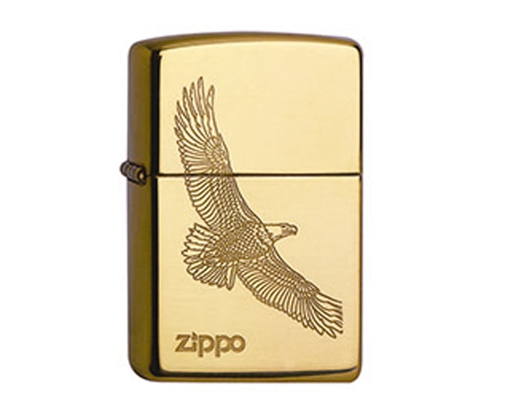 Briquet Zippo Eagle-Brass with Zippo Logo