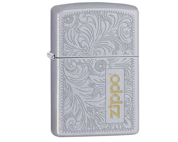 Aansteker Zippo Venetian Two Tone with Zippo Logo