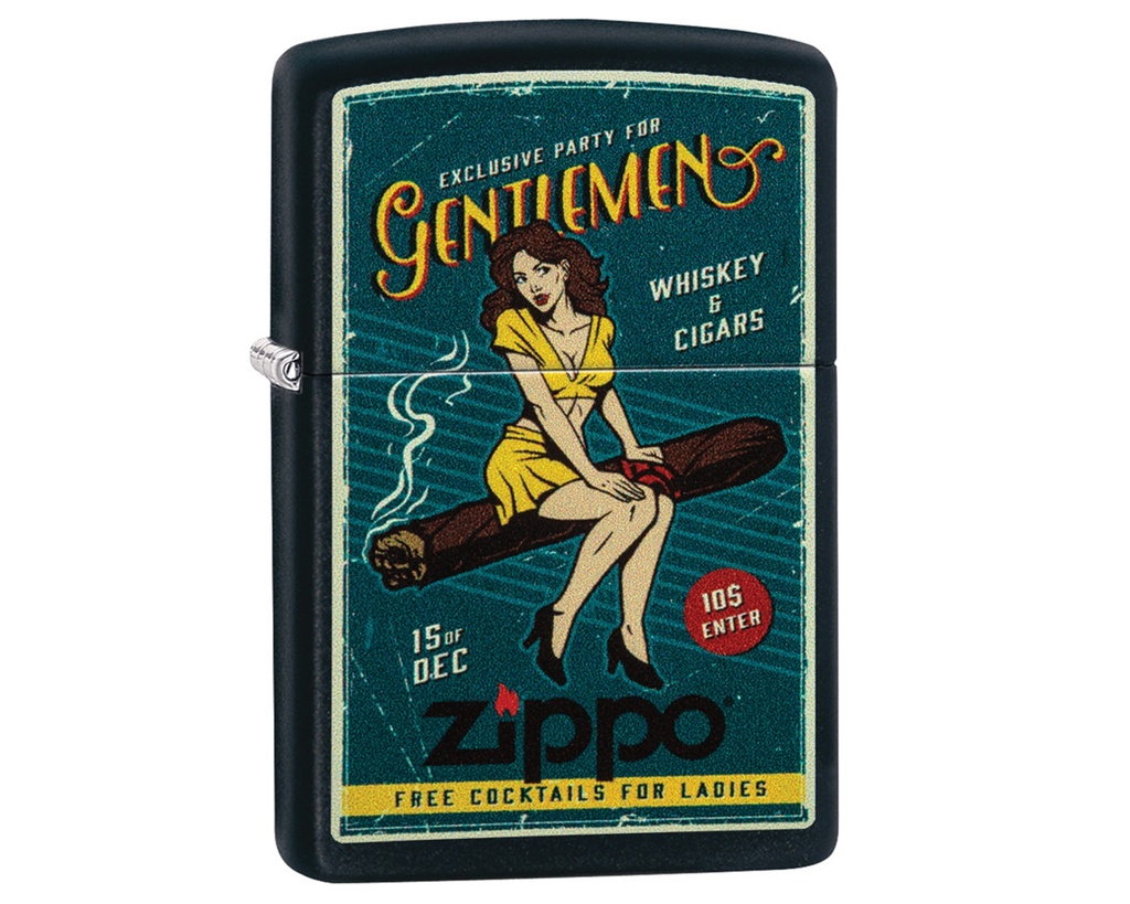 Briquet Zippo Cigar Girl Design