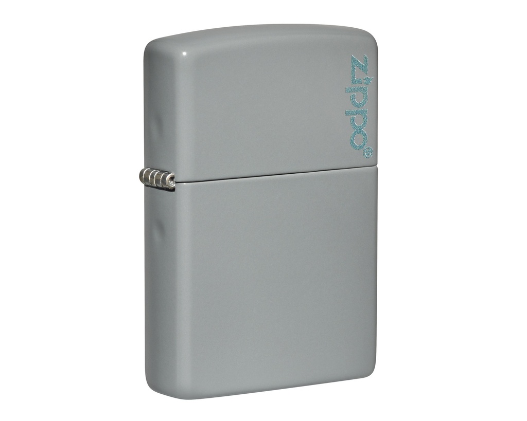 Briquet Zippo Flat Grey with Zippo Logo