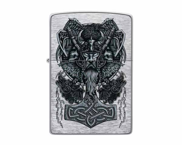 Lighter Zippo Viking Design