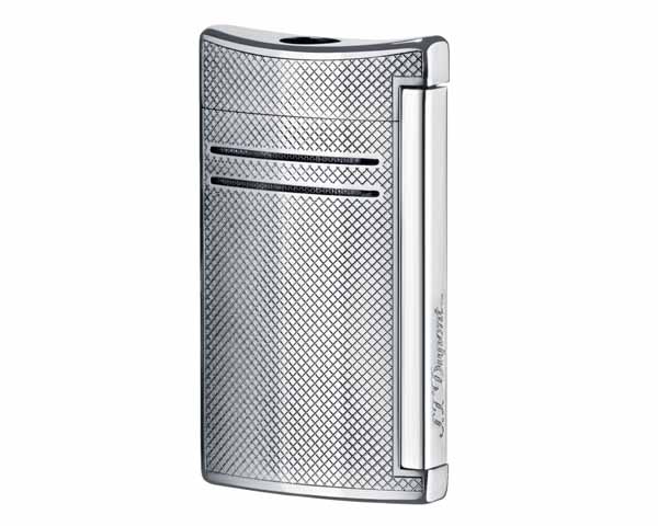 Briquet Dupont Maxijet Chrome Grid