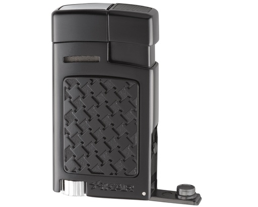 [524BKH] Briquet Xikar Forte Soft Noir Houndstooth