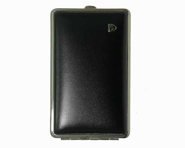 Etui Cigarette VH 530 Cuir Chrome Noir 14sks