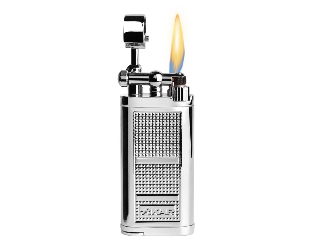 Lighter Xikar Pipeline Chrome Silver