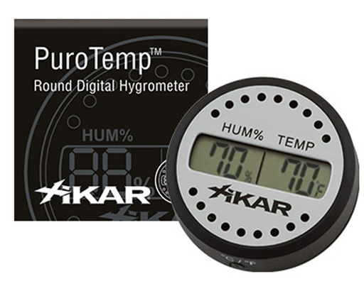 [832XI] Hygrometer Xikar Digital Round