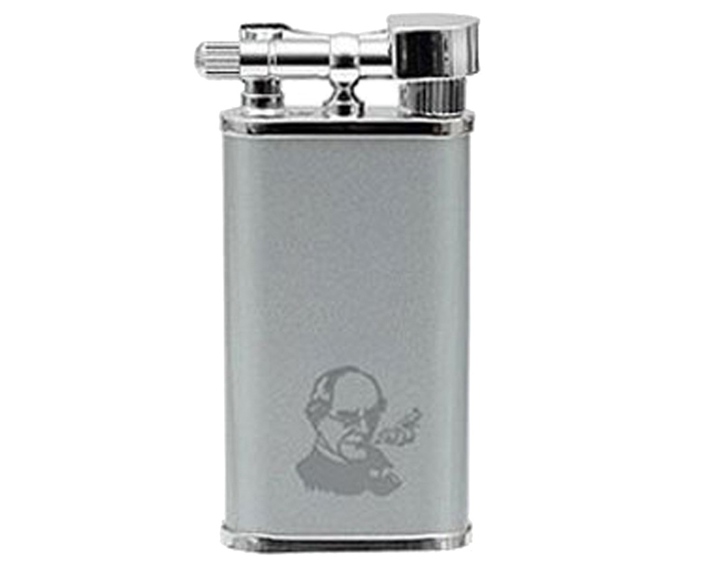 Briquet Pipe Peterson Argent Satin