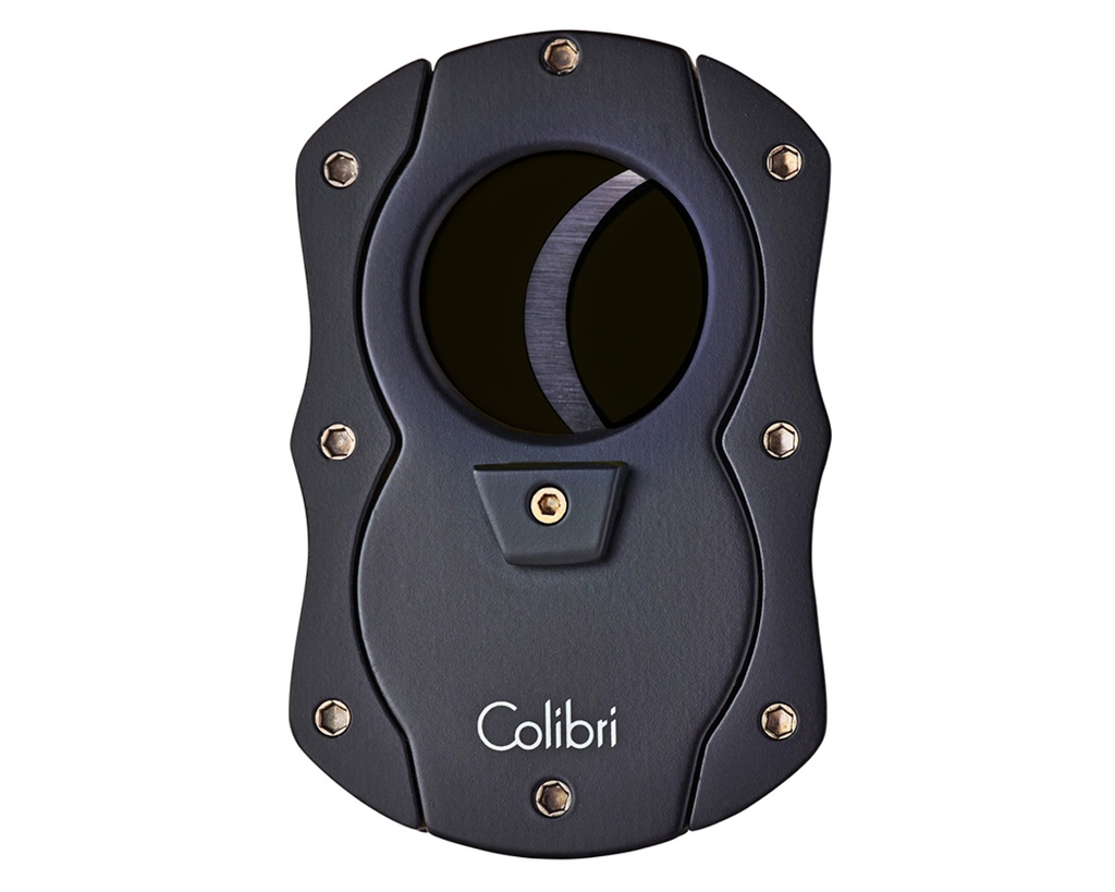 Sigarenknipper Colibri Cut Zwart Rubber/Zwarte Messen