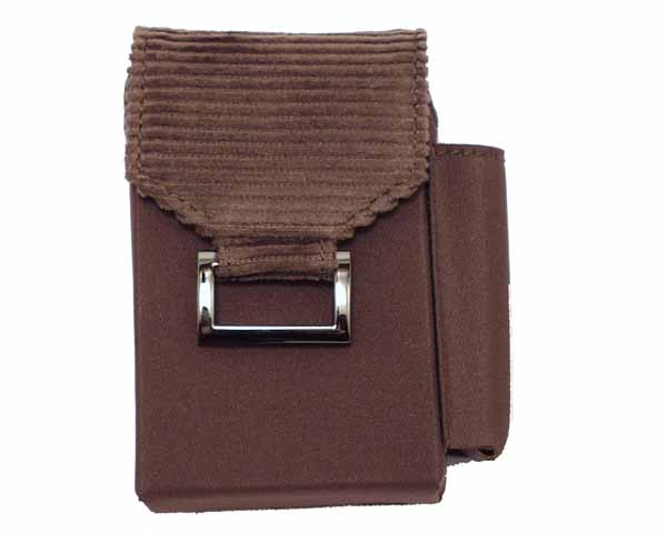 Etui Sigaret Kunstleder 673/20ks + Zakje Bruin
