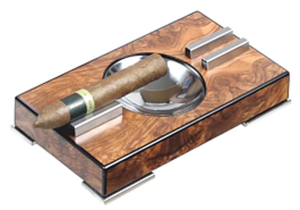 Cendrier Cigare Lubinski Elm Pied Chrome