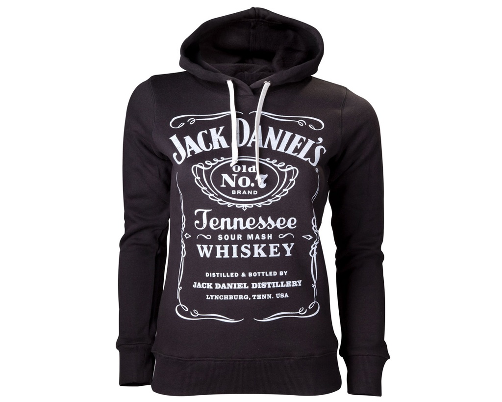 JD Female Hoodie Black Logo
