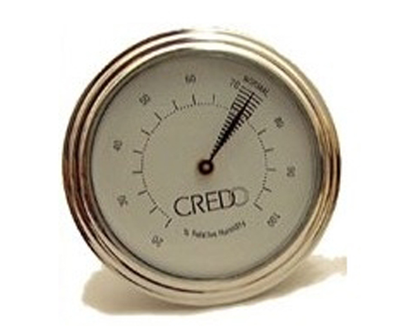 Hygrometer Credo 55mm Silver Analog