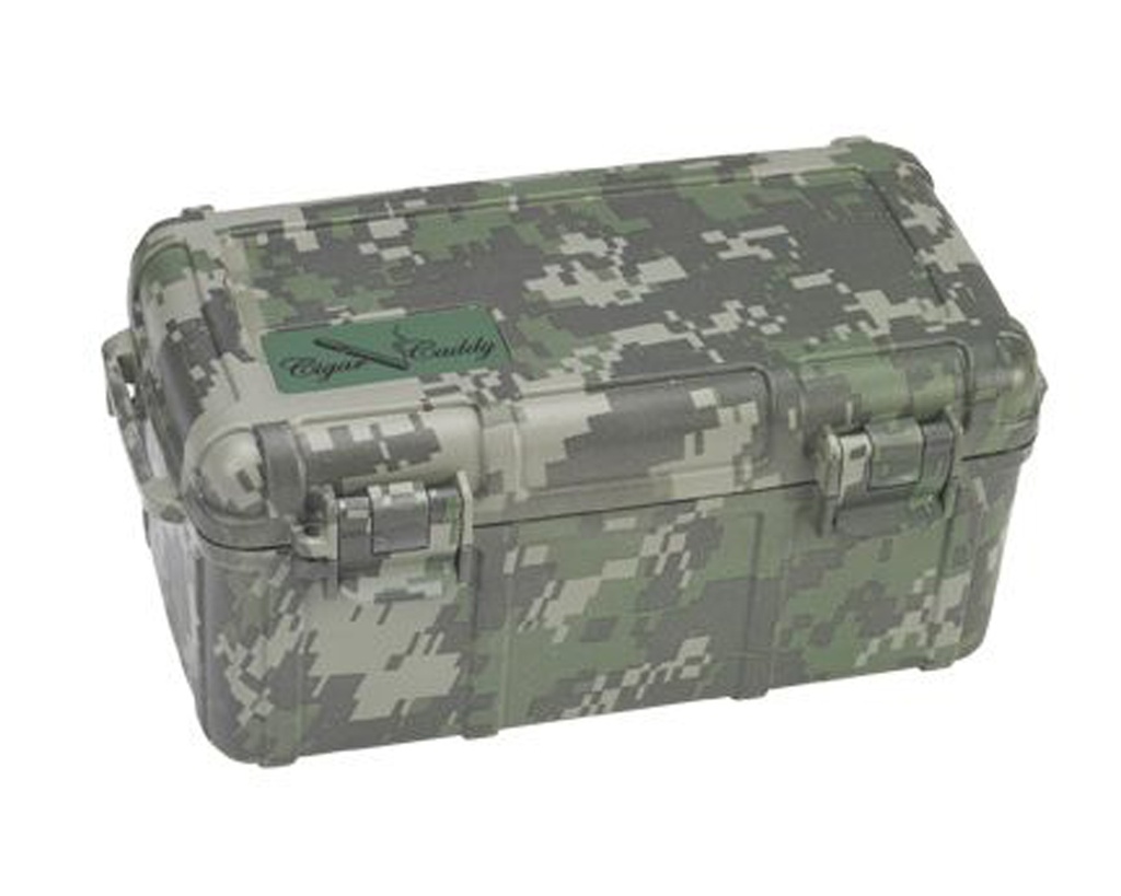 Humidor De Voyage Cigar Caddy Forest Camo 15 Cigares