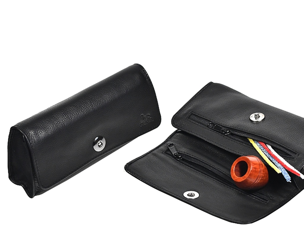 Tobacco Pouch  Lubinski Combi 2 Black Mixtures 