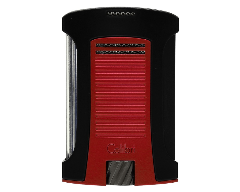 Briquet Colibri Daytona Noir Rouge