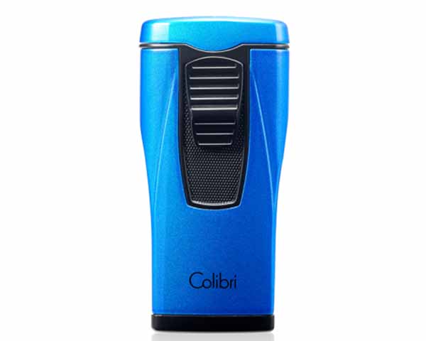 Briquet Colibri Monaco Metalic Bleu