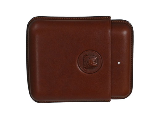 [PA3014B] Cigar Pouch White Spot Bulldog Rob 4F Brown