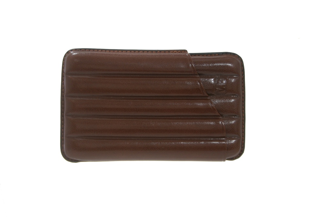 Cigar Pouch VB Wilde/5 Marron