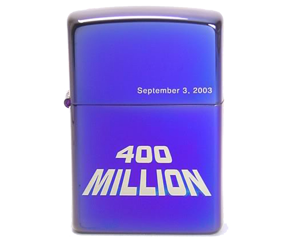 Aansteker Zippo 400th Million Ltr