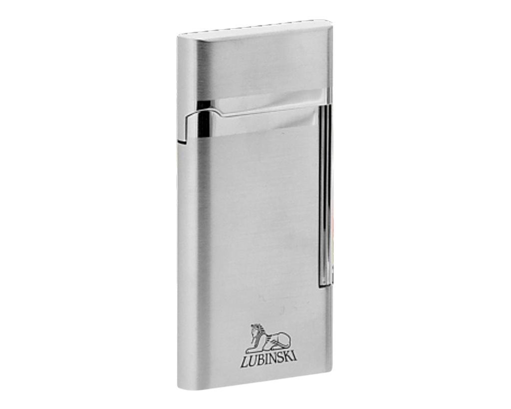 Briquet Lubinski Roma Flint Chrome Satin