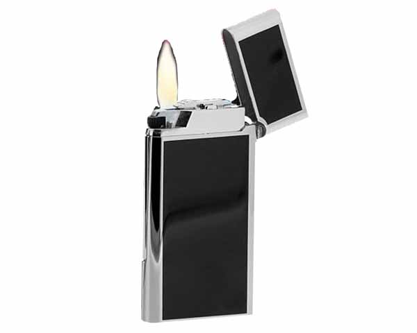 Briquet Lubinski Roma Flint Argent Noir